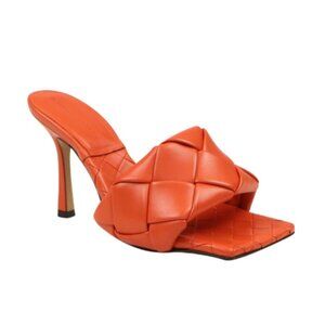 BOTTEGA VENETA - ORANGE HEELS - 40.5 EU